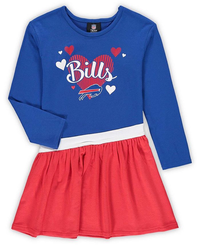 Outerstuff Toddler Girls Royal Buffalo Bills All Hearts Jersey