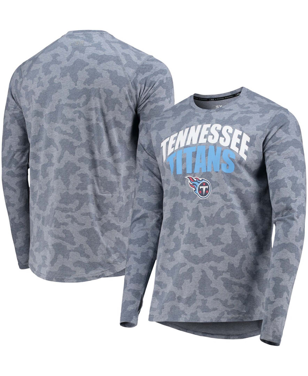 Men's Navy Tennessee Titans Camo Long Sleeve T-shirt - Navy