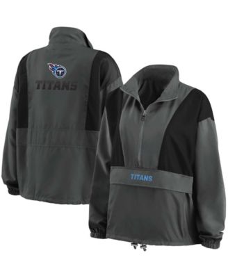 Lids Tennessee Titans WEAR by Erin Andrews Women's Team Full-Zip Hoodie -  Heathered Gray