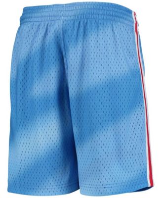 Big Boys and Girls Blue New Jersey Nets Hardwood Classics Swingman Shorts