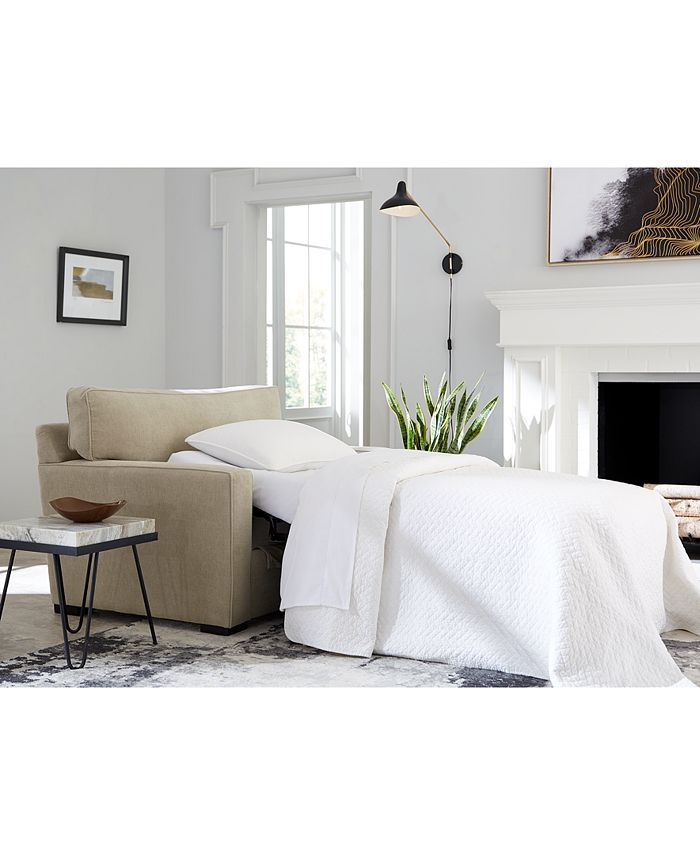 Furniture Radley 54" Fabric Chair Bed, Created for Macy's Macy's