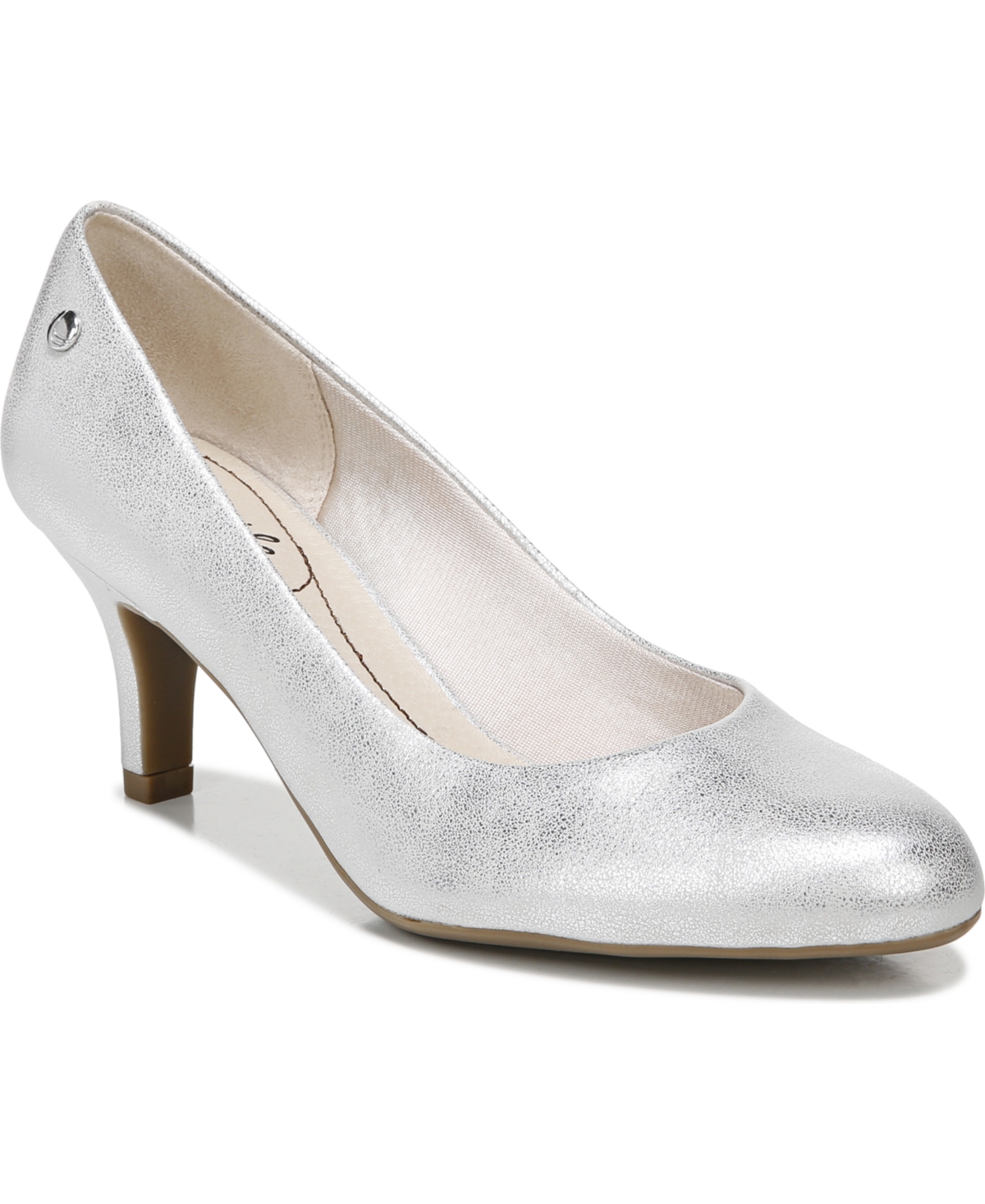 Lifestride Parigi In Silver Faux Leather