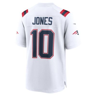 Men's Mac Jones New England Patriots Team Game Jersey
