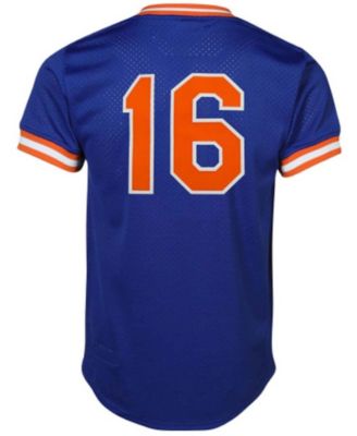 Men's Dwight Gooden Royal New York Mets Cooperstown Mesh Batting Practice Jersey