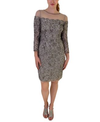 Adrianna Papell - Beaded Sheath Dress