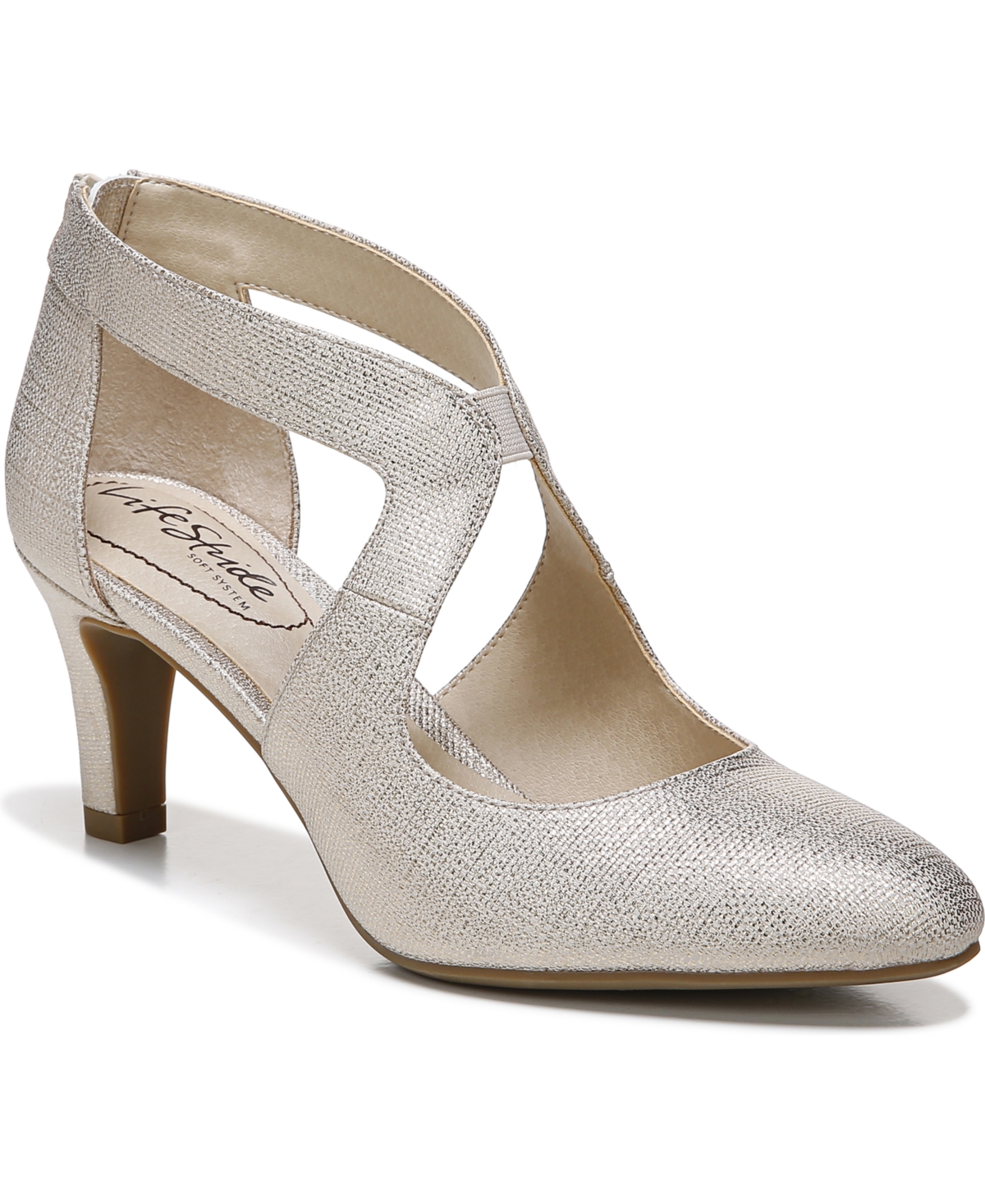 Giovanna 2 Pumps - Light Gold Faux Leather