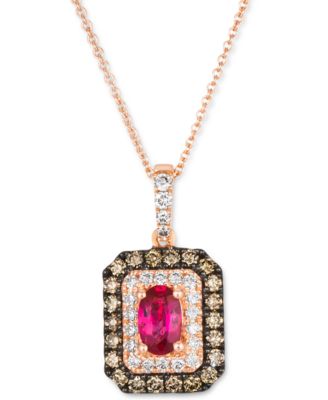 levian ruby necklace