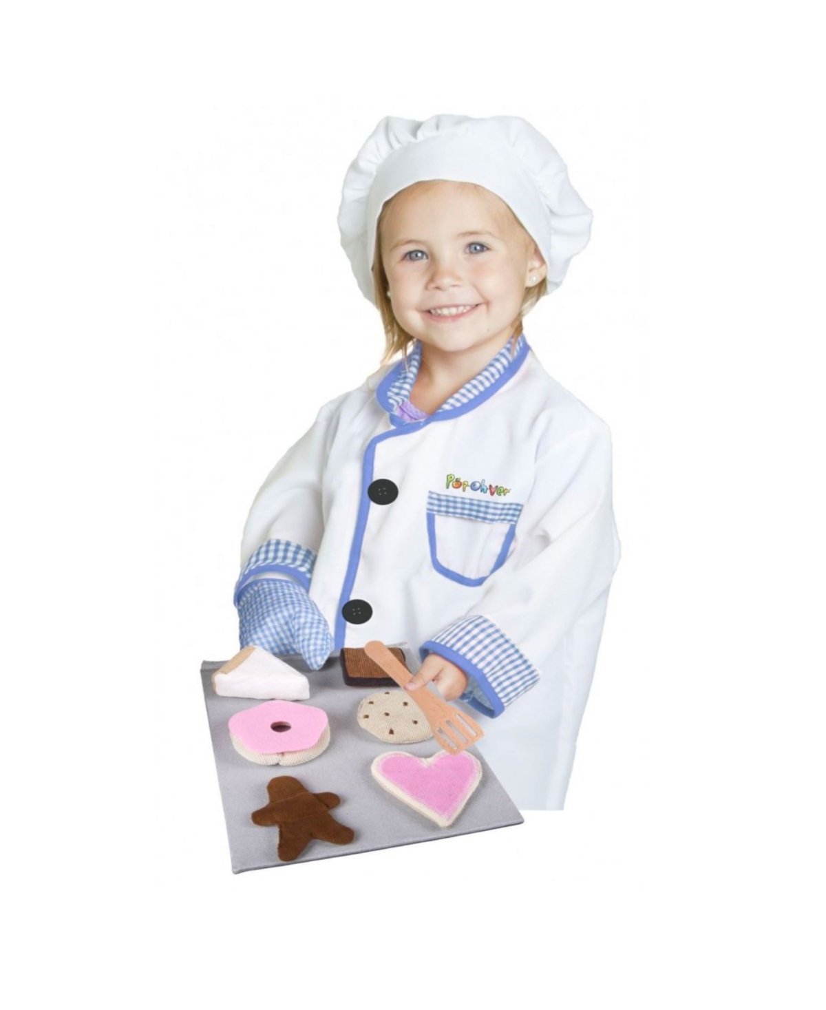 Salus Brands Popohver Pretend Play Plush Baking Donuts Pastries Food Playset In Multi