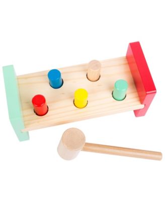Small Foot Wooden Toys Move it Pounding Bench with Mallet