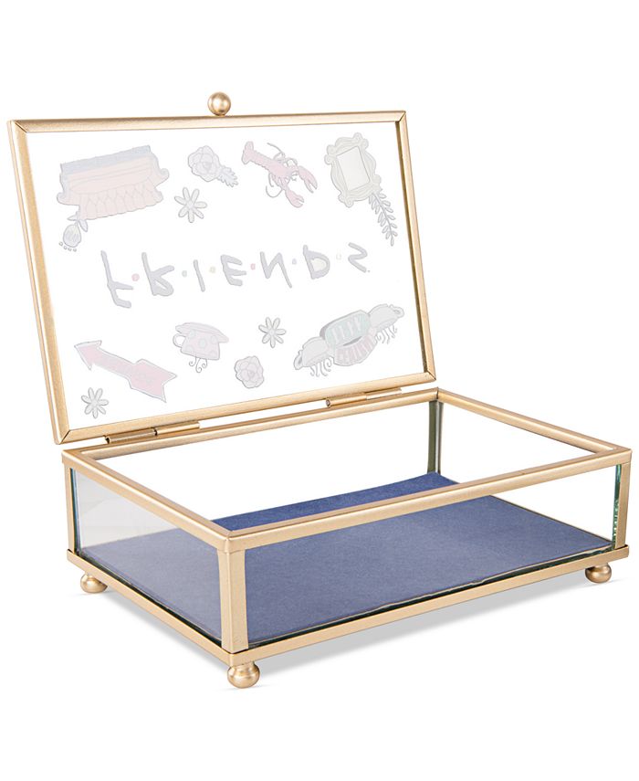 Macy's Friends© Fashion Glass Jewelry Box Macy's