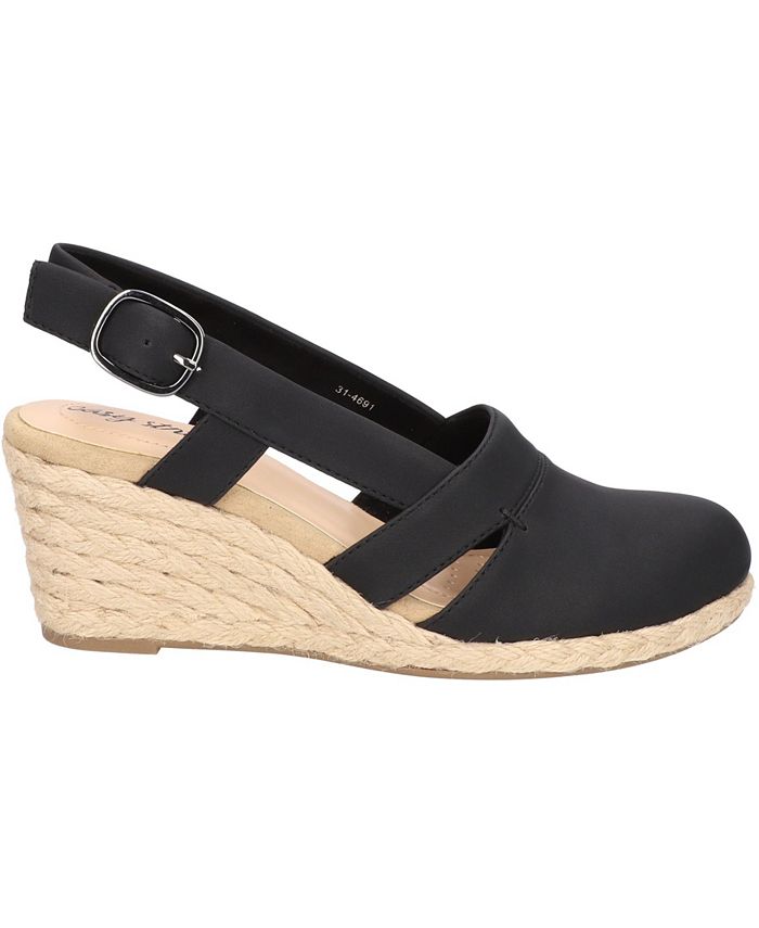 Easy Street Women's Stargaze Espadrille Slingback Wedges & Reviews