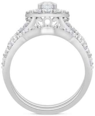 Diamond Bridal Set (2 ct. t.w.) in 14k White Gold