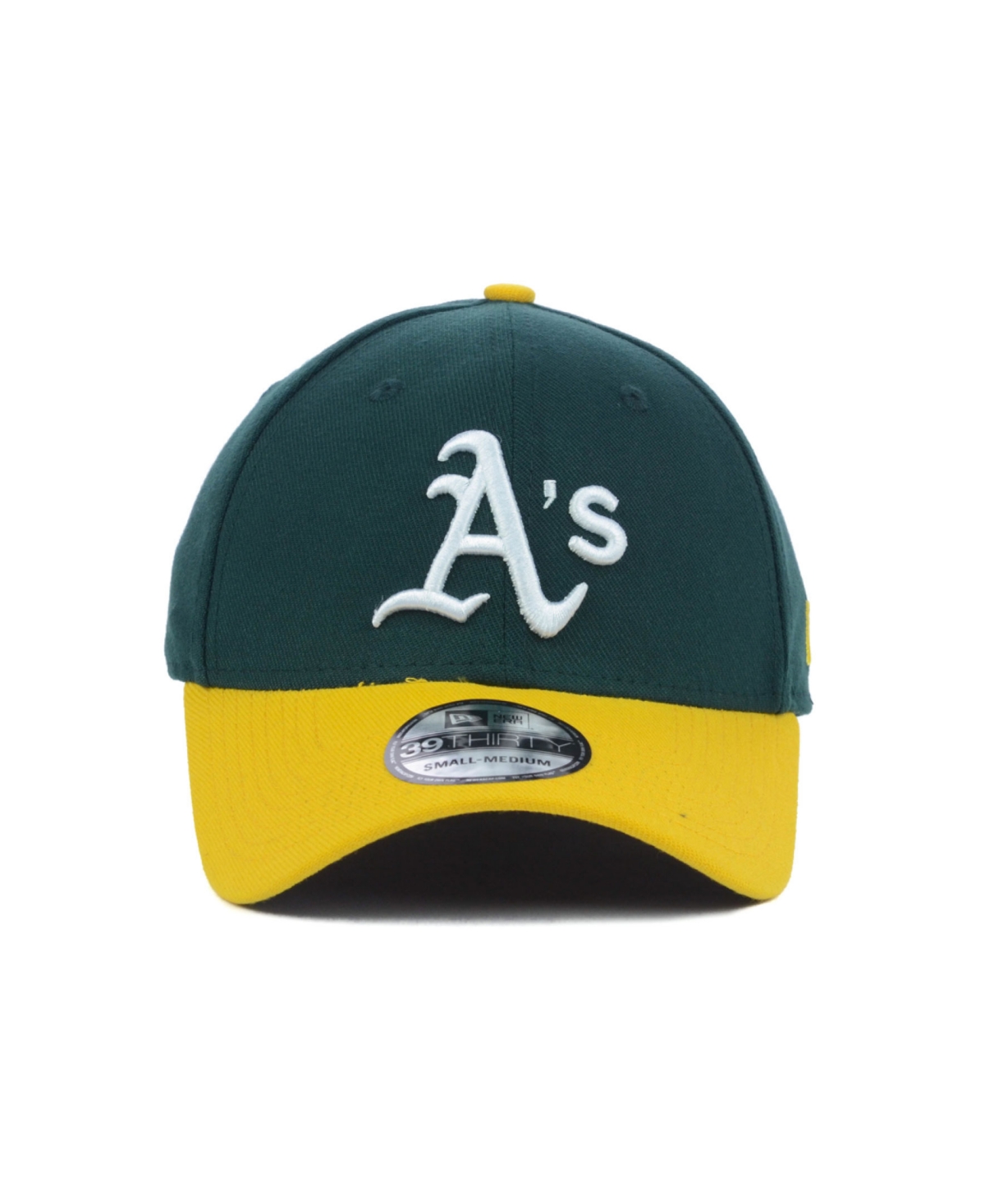 Shop New Era Oakland Athletics Mlb Team Classic 39thirty Stretch-fitted Cap In Green,yellow