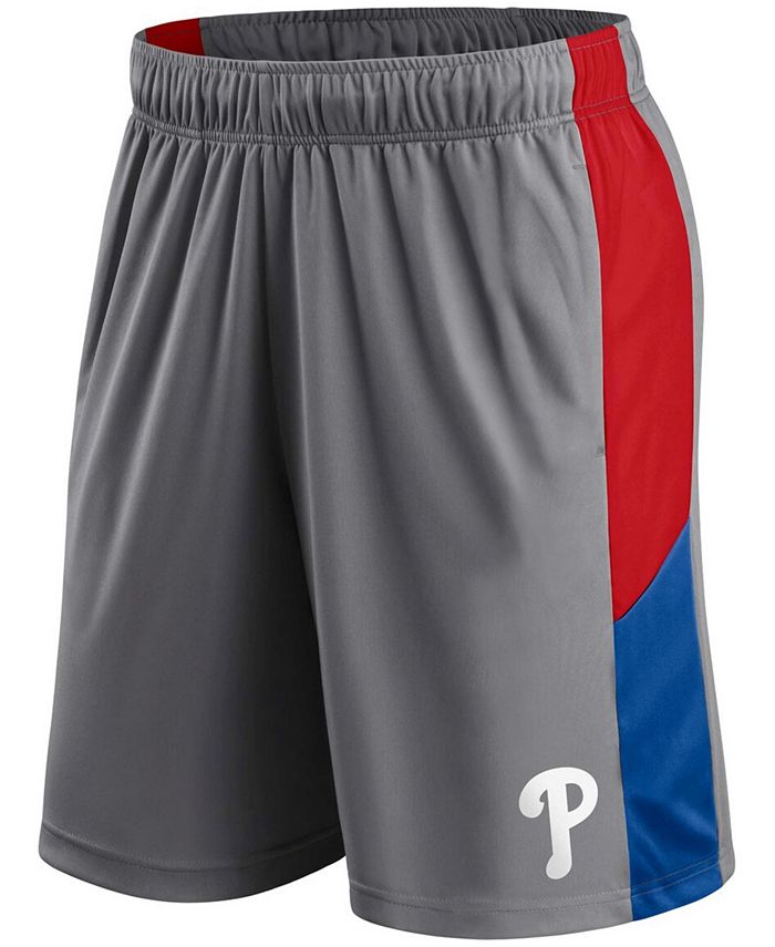 Fanatics Men's Gray Philadelphia Phillies Champion Rush Color Block