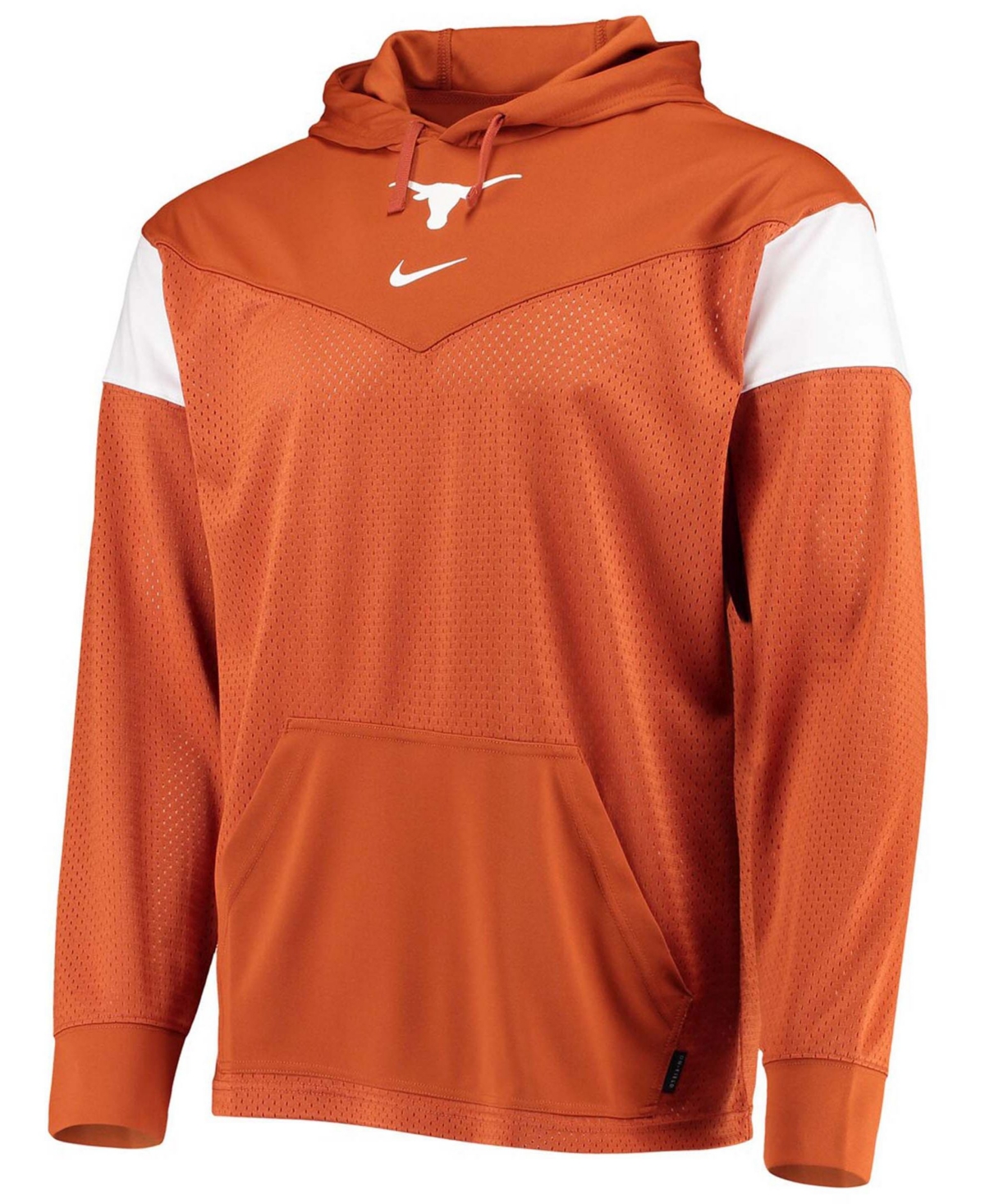 Men'sTexas Longhorns Sideline Jersey Pullover Hoodie - Texas Orange