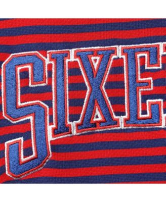 売れ筋商品|||ナイキ パーカー・スウェットシャツ アウター レディース Men's Red and  Philadelphia 76ers 75th Anniversary Courtside Striped Pullover Hoodie Red Nike Men's Red and Royal Philadelphia 76ers 75th Anniversary
