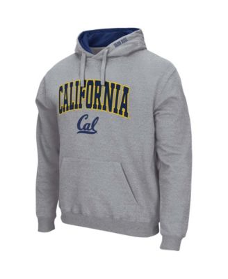 Men's Heathered Gray Cal Bears Arch Logo 3.0 Pullover Hoodie