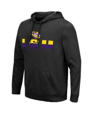 Men's Black LSU Tigers Lantern Pullover Hoodie