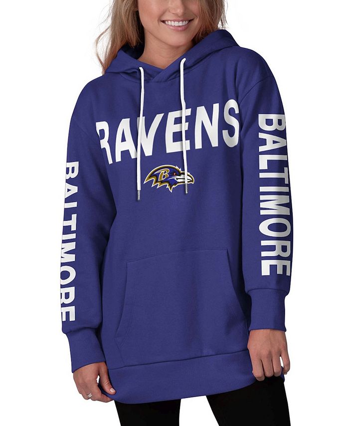 G-III 4Her by Carl Banks Women's Purple Baltimore Ravens Extra Point  Pullover Hoodie - Macy's