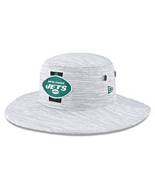Men's Gray New York Jets 2021 NFL Training Camp Official Panama Bucket Hat