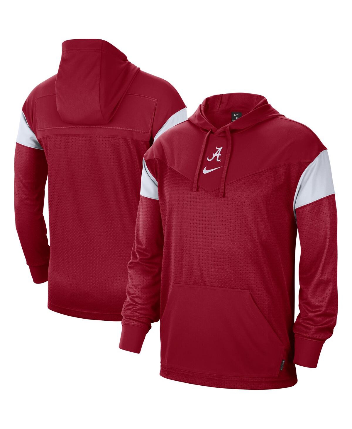 Nike Men's  Crimson Alabama Crimson Tide Sideline Jersey Pullover Hoodie