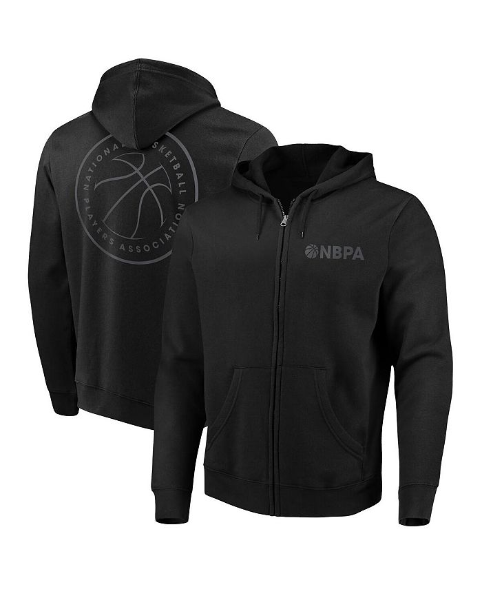 Fanatics Men's Black NBPA Crossover FullZip Hoodie Jacket Macy's