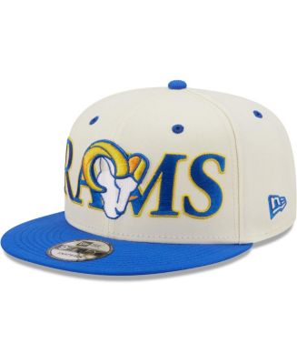 Men's Cream and Royal Los Angeles Rams Team Two-Tone Chrome Classic ...