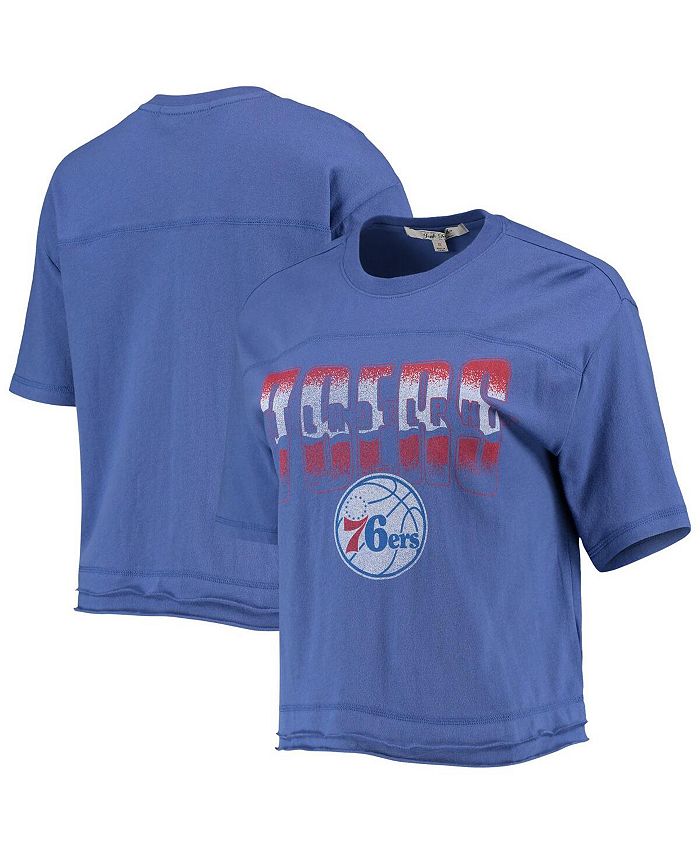 76ers shop crop top