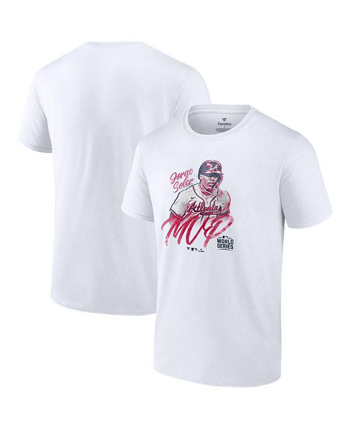 Fanatics Men's Jorge Soler White Atlanta Braves 2021 World Series Champions  MVP T-shirt - Macy's