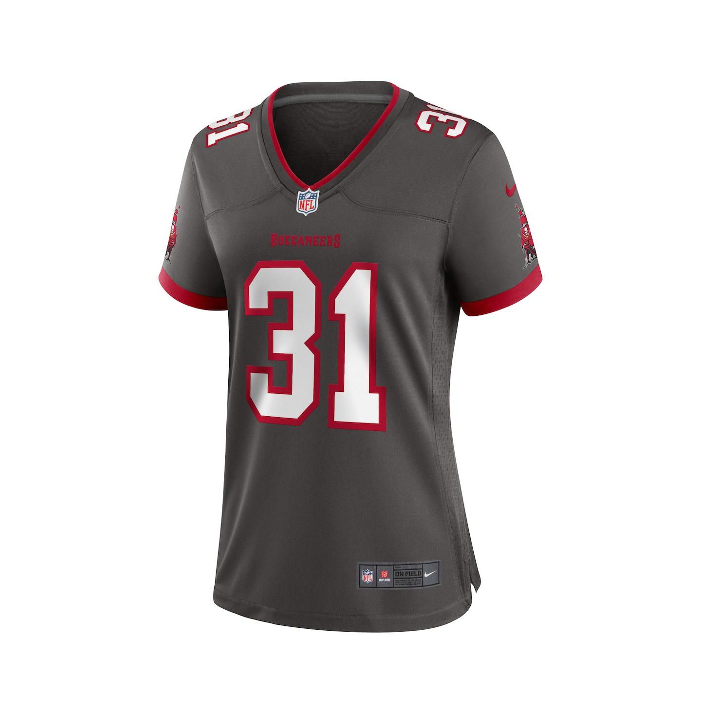 Женский топ Nike Antoine Winfield Jr. Pewter Tampa Bay Buccaneers Game Jersey, цвет: Белый — фото 4