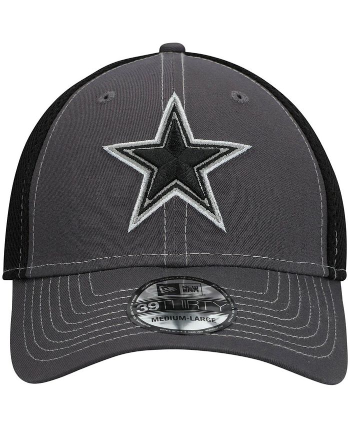 New Era Men's Silver-Tone Dallas Cowboys Team Neo 39THIRTY Flex Hat ...