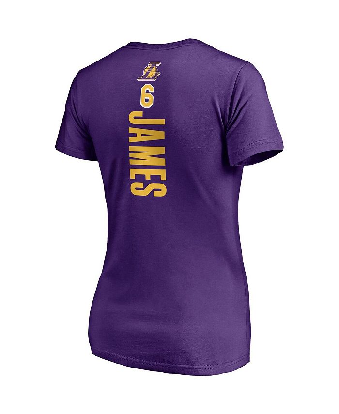 Fanatics Womens Lebron James Purple Los Angeles Lakers Logo Playmaker