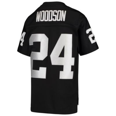 Big Boys and Girls Charles Woodson Black Las Vegas Raiders 1998 Legacy Retired Player Jersey