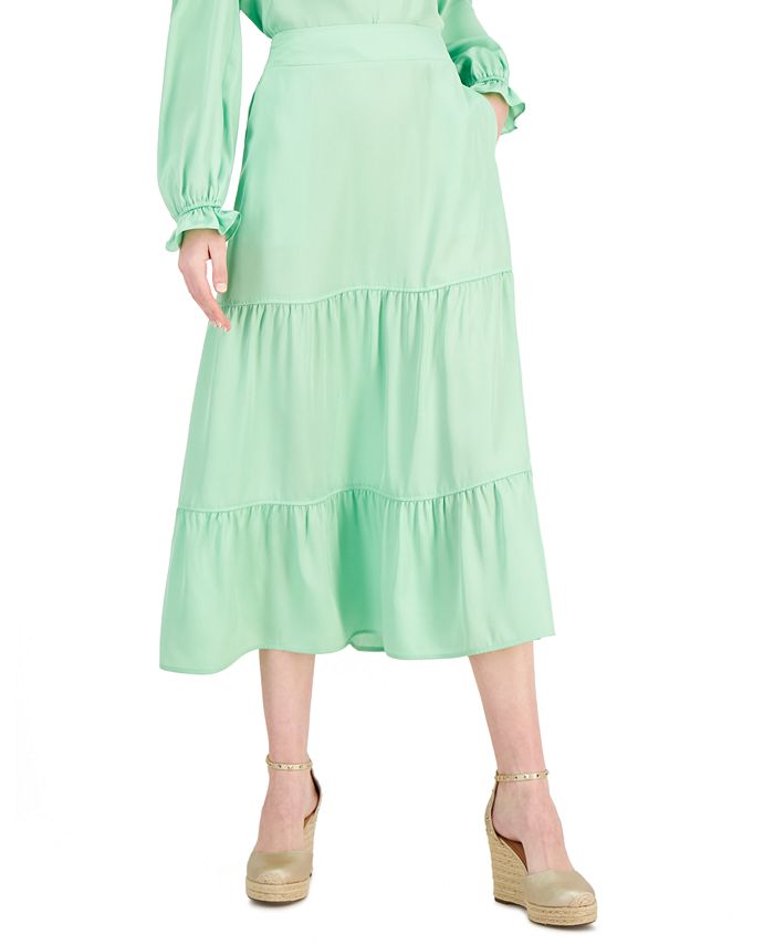 INC International Concepts Tiered Skirt Created for Macy s Macy s