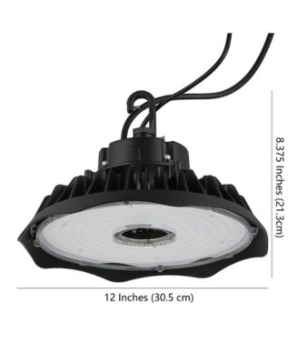 200-Watt Integrated LED Motion Sensor High Bay Indoor and Outdoor UFO Light with 26000 Lumens 5000K