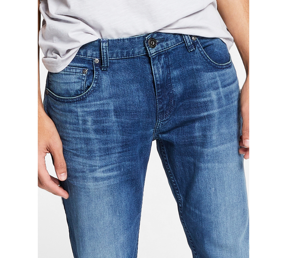 I.n.c. International Concepts Men's Slim-Fit Medium Wash Jeans, Created for Macy's