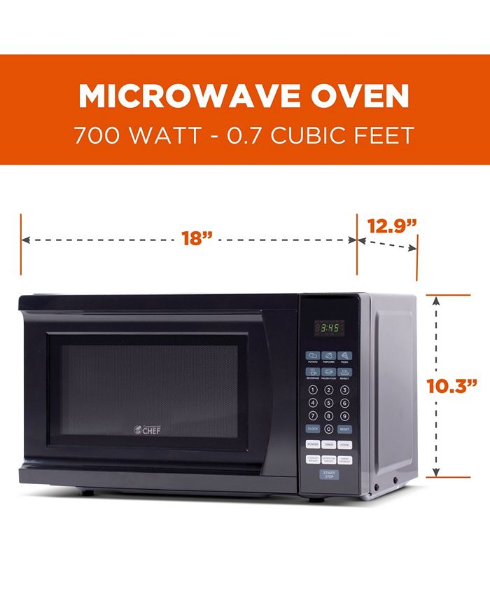 Commercial Chef - .7 Cu. Ft. Microwave