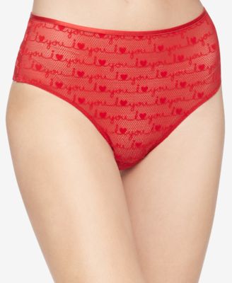 Calvin Klein Women s Limited Edition I Love You High Leg Tanga Underwear Macy s