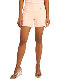Women's Mid Rise Pull-On Shorts, Created for Macy's