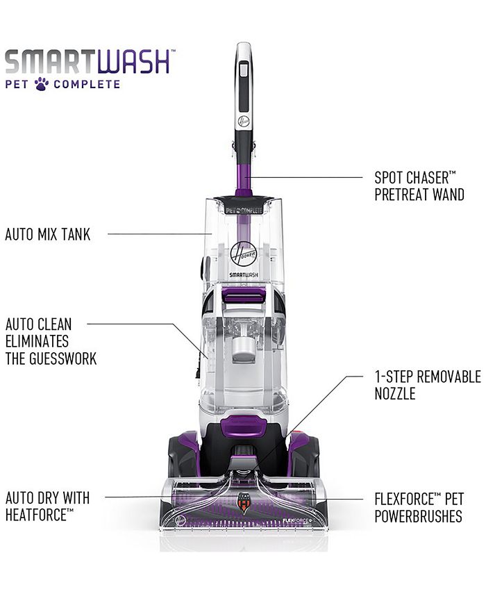 Hoover SmartWash PET Complete Automatic Carpet Cleaner Macy's