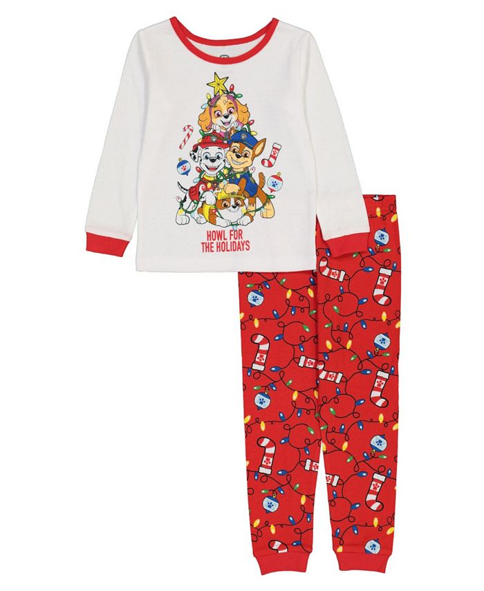 PAW Patrol Toddler Girls Pajamas, 2 Piece Set & Reviews - Pajamas Kids - Macy's