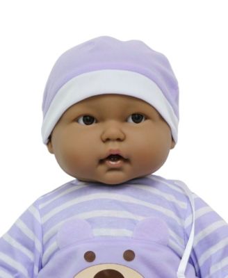 Lots to Cuddle Babies 20" Hispanic Baby Doll Purple Outfit
