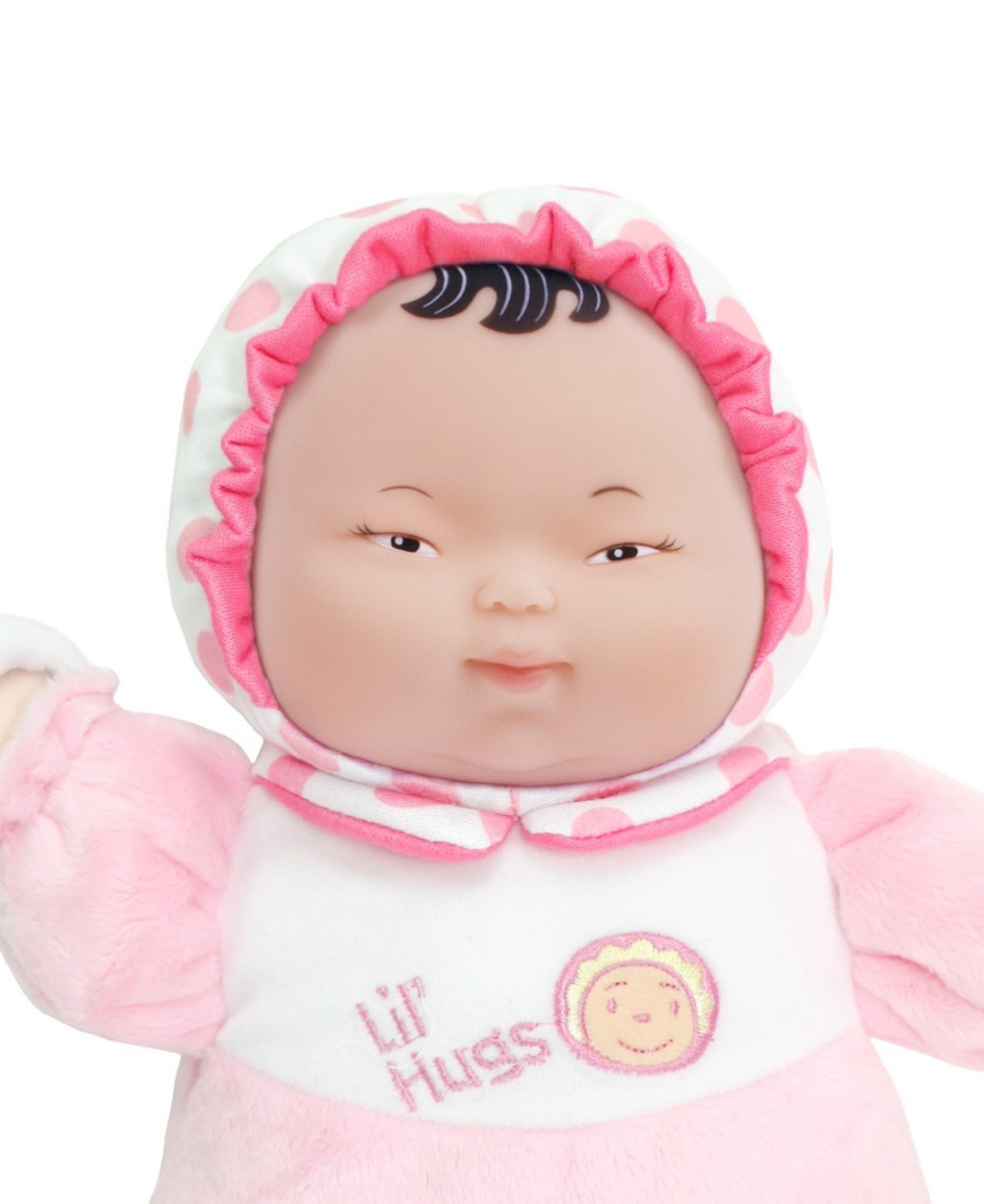 Shop Jc Toys Lil' Hugs 12" Your Baby's First Doll Asian Ages 0+ In Light Pink