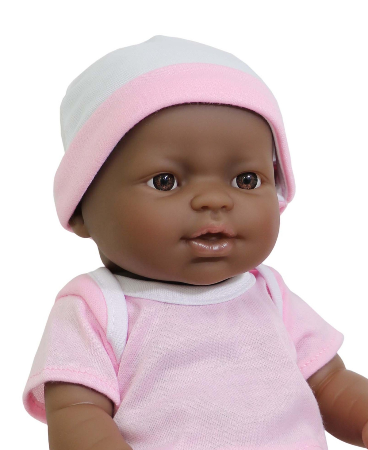 Shop Jc Toys La Newborn African American 12" Baby Doll Gift Set, 25 Pieces In Pink