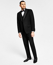 Men's Classic-Fit Stretch Black Tuxedo Separates, Created for Macy's  