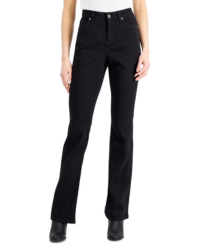 Style & Co Petite High-Rise Curvy Bootcut Jeans, Created for Macy's ...