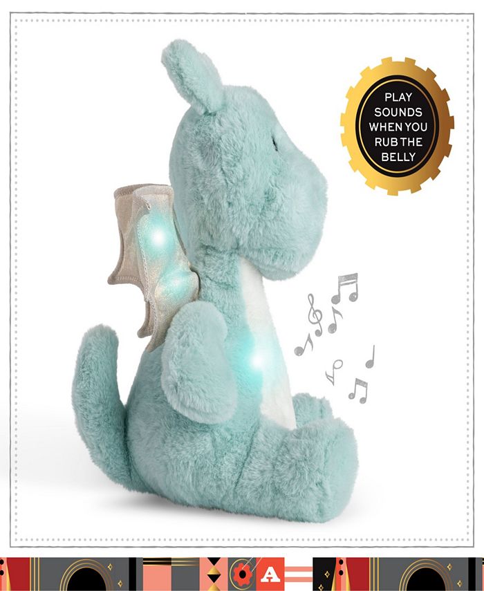 FAO Schwarz 17" Dragon Plush Stuffed Animal Toy with LED Lights and