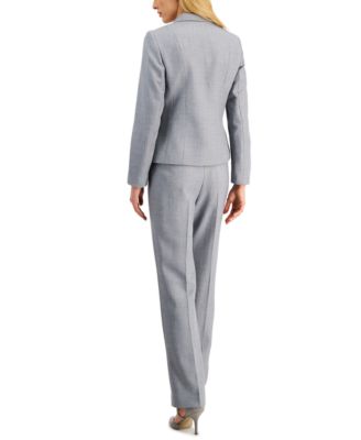 Women's Notch-Collar Pantsuit, Regular & Petite