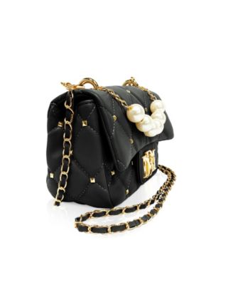 Badgley Mischka Women's Mini Flap Quilted Handbag