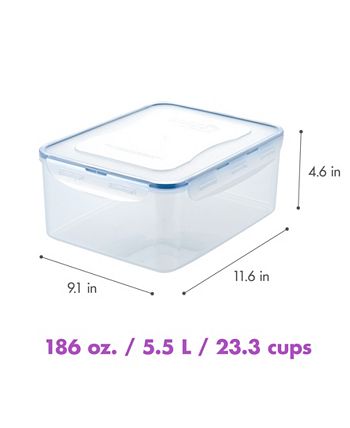Lock & Lock Easy Essentials 186-Oz. Rectangular Food Storage Container